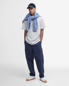 Elderslie Relaxed Striped T-Shirt Whisper White