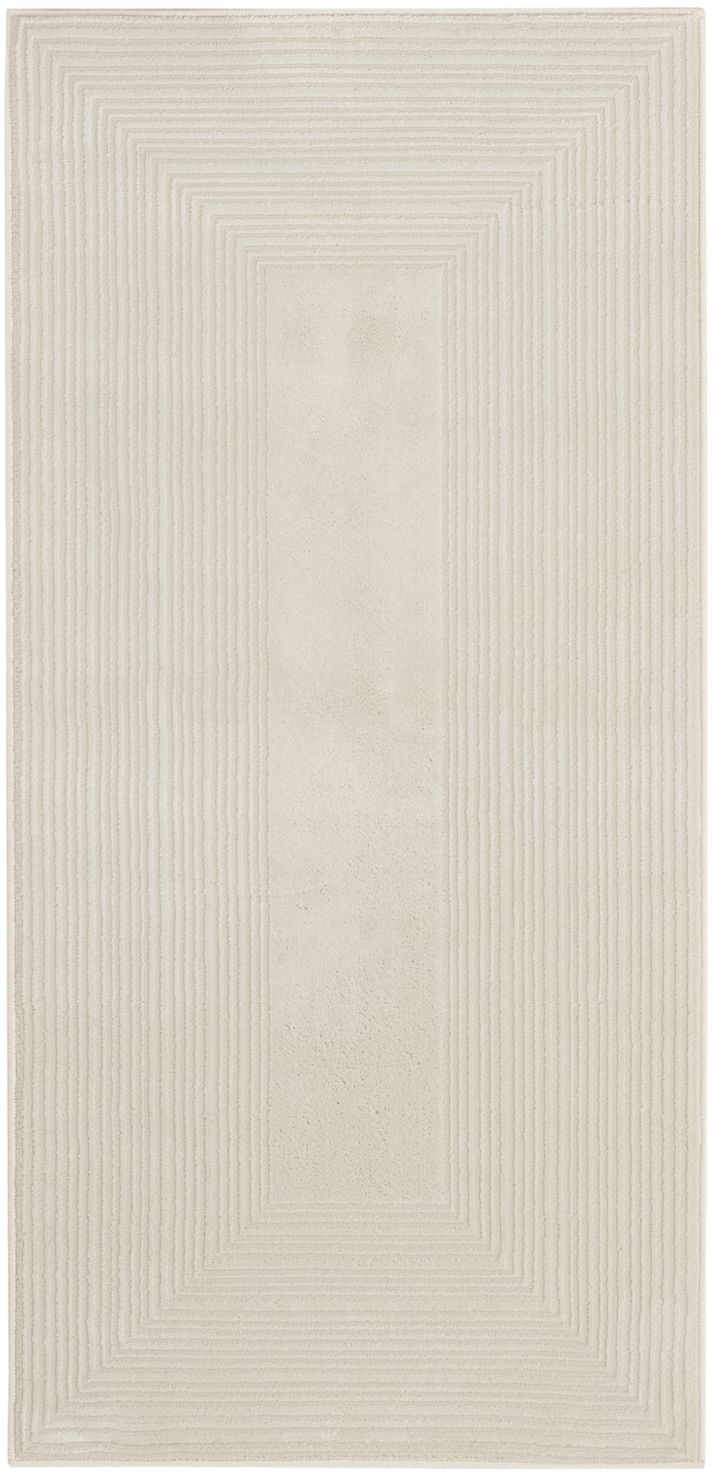 Calvin Klein CK024 Irradiant 2' x 4' Ivory Modern Indoor Rug