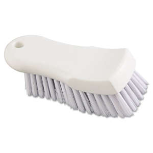 Boardwalk, 6in, Scrub Brush, Polypropylene Bristles, White