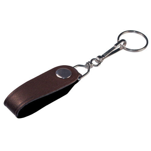 Hillman Leather Belt Hook with Snap