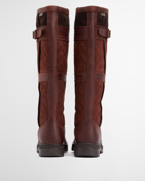 Beaconsfield Knee-High Boots Mahogony/Choc Nubuck