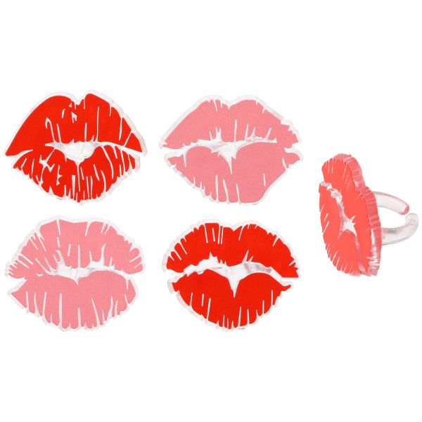 Say it with Kisses Cupcake Rings
