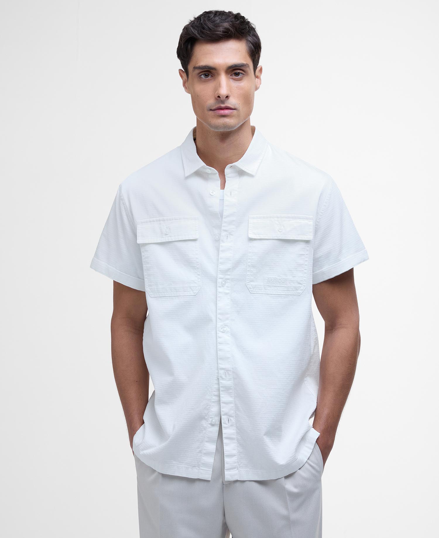 Joshua Textured Short-Sleeved Shirt image number 0
