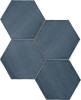 Gemstone Navy 6×7 Hexagon Field Tile Glossy