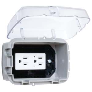 Intermatic WP3100C Weatherproof Box Cover, Polycarbonate, While-In-Use ...