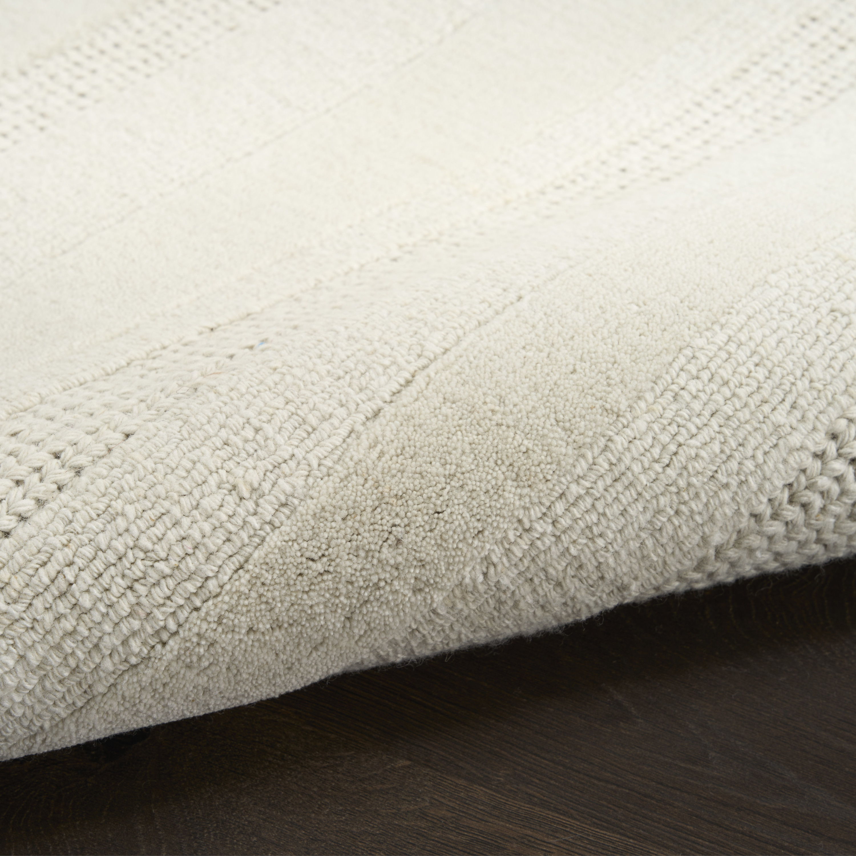 DKNY Pure Multi Weave 5'3" x 7'3" Ivory Contemporary Indoor Rug