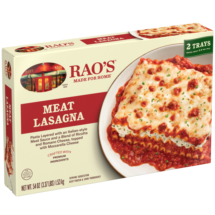 Meat Lasagna Frozen Meal, 54 oz - Left angle Image