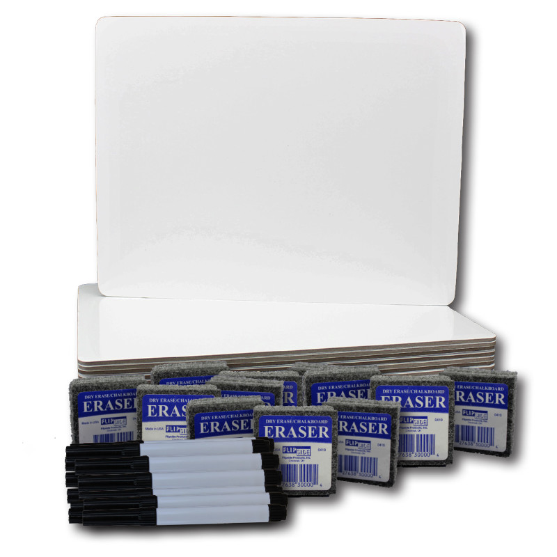 Dry+Erase+Board+Set%2C+9-1%2F2%26quot%3Bx12%26quot%3B%2C+12%2FPK%2C+White