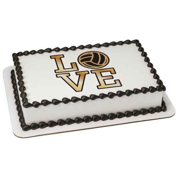 Volleyball Love PhotoCake® Edible Image®