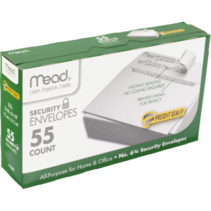 Press-It Seal-It&reg; Security Envelopes, #6.75, 55 count