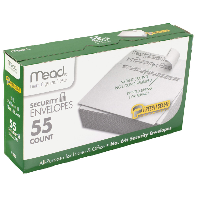 Security+Envelopes%2C+Self-Sealing%2C+No+6.7%2C+55%2FBX%2C+White