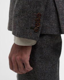 Textured Tweed Suit Jacket 