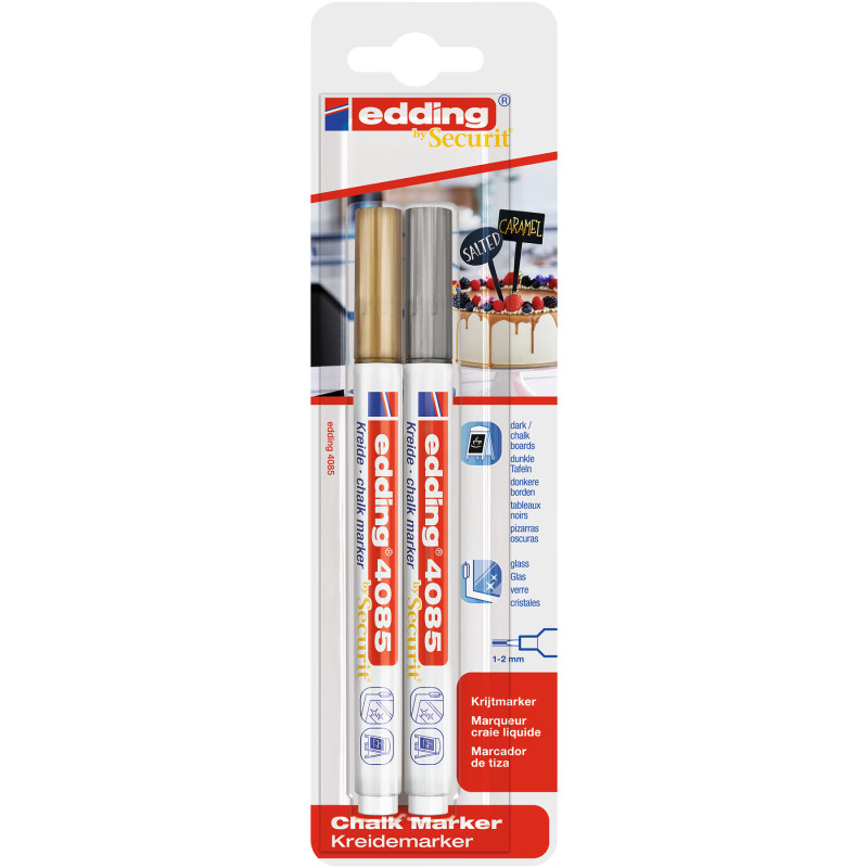 4085 Series Chalk Marker, Assorted Colors, Set of 2