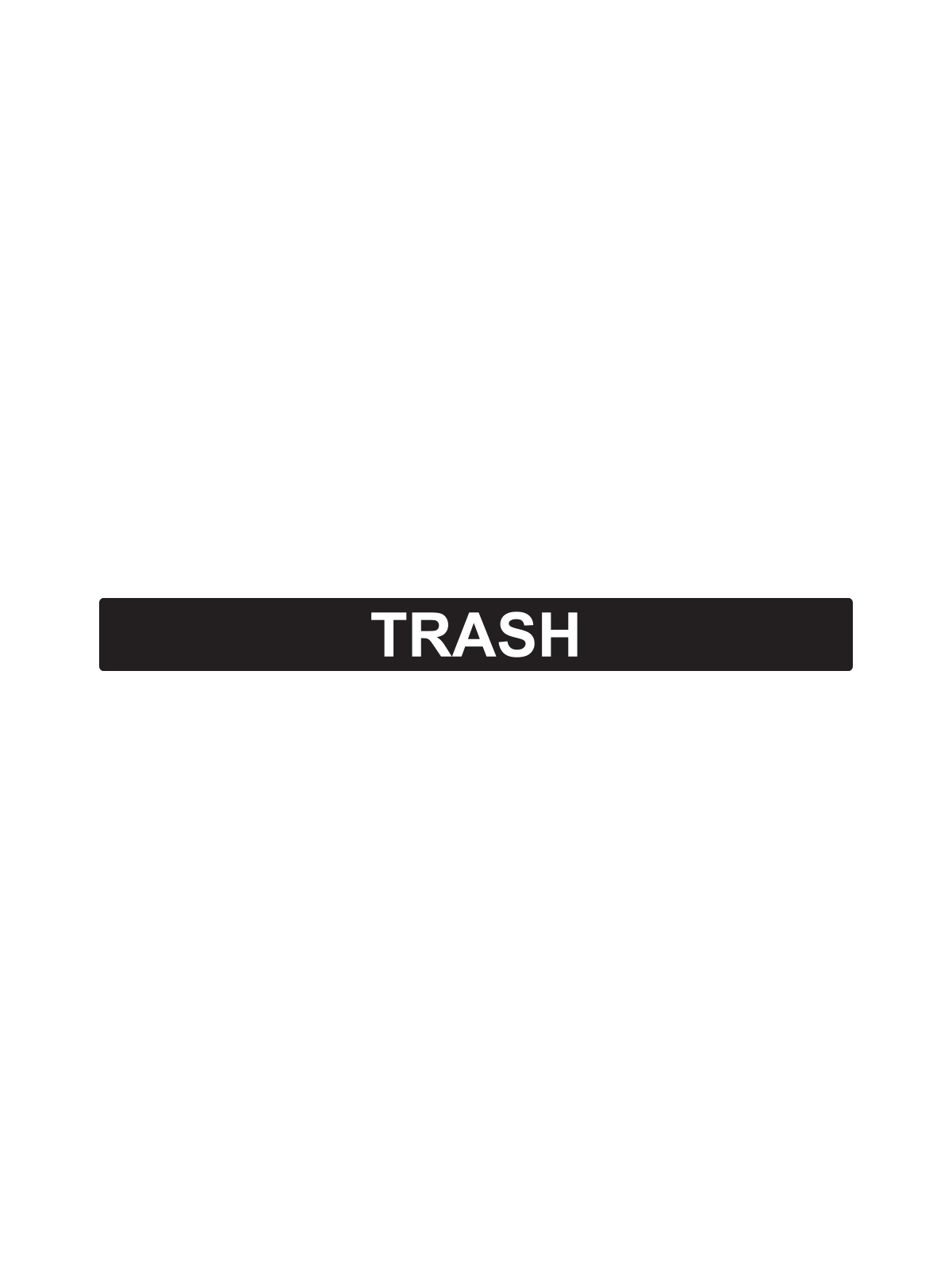 OCTO – Label – Trash – Black