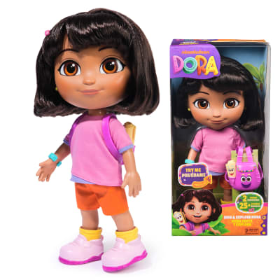Dora, Dora Chante et explore, poupée avec musique, effets sonores, répliques bilingues, vêtements et accessoires de poupée, jouets pour filles et garçons, à partir de 3 ans