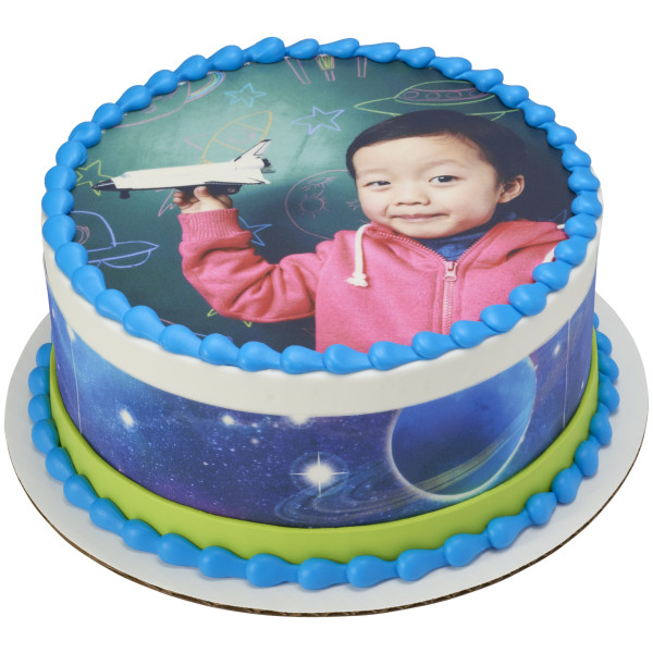 Galaxy Photoreal PhotoCake® Edible Image® Strips