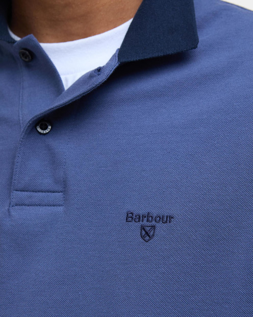 Lynmouth Tipped Polo Shirt Oceana