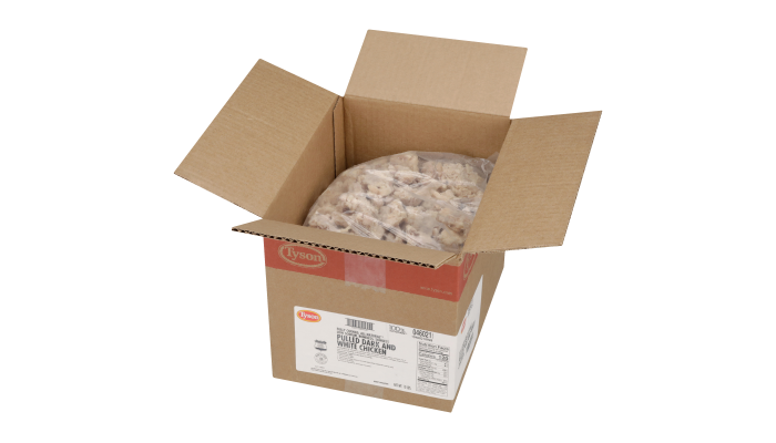 Tyson® Fully Cooked All Natural* Low Sodium Pulled Chicken, Reverse Blend 65 Dark/35 White Meat Chicken _image_4