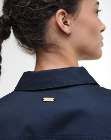 Saffron Midi Dress Dark Navy