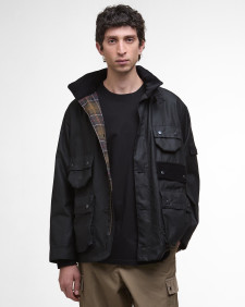 Editor Waxed Jacket Black