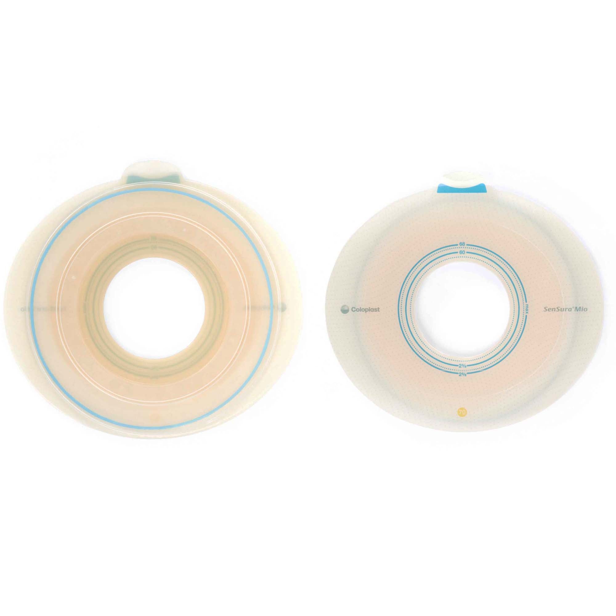 SenSura® Mio Flex Ostomy Barrier, 50 mm Stoma Opening, Yellow Color Match
