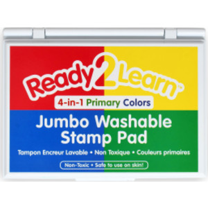 Jumbo Washable Stamp Pad - 4-in-1 Primary Colors