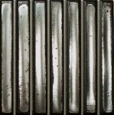 London Calling Silver 5×5 Bars Decorative Tile Gloss