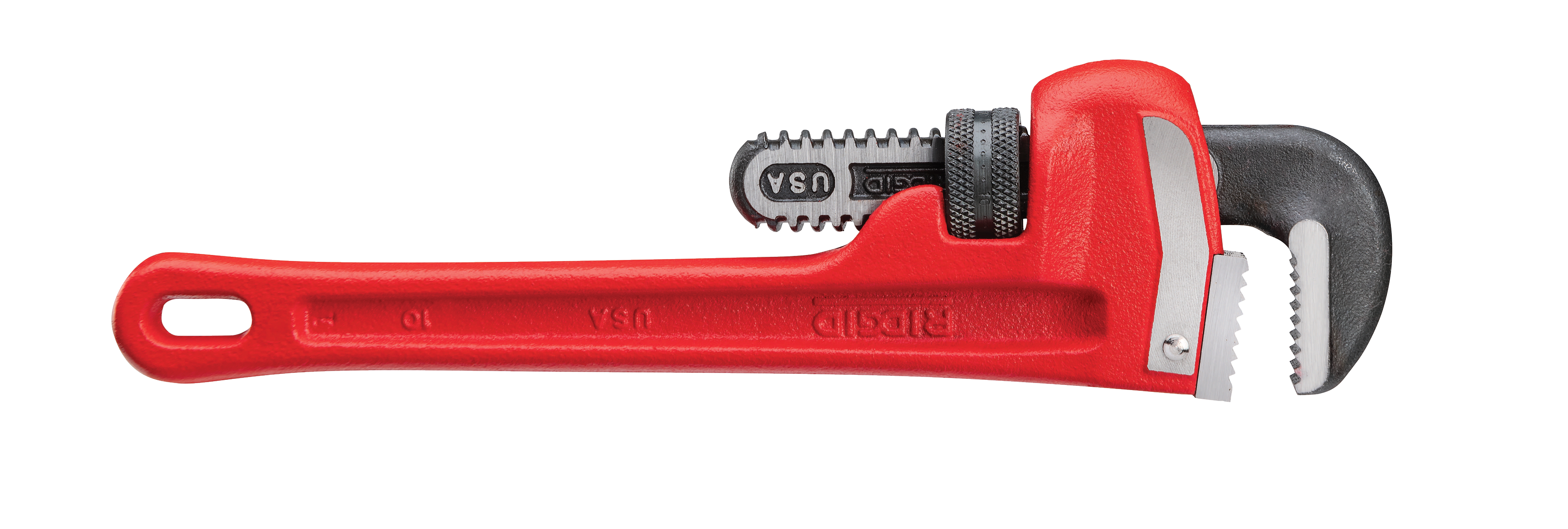 10" Heavy-Duty Straight Pipe Wrench - Image 2