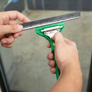 Unger, ErgoTec SwivelLoc 30° Angled, 4.5", Green