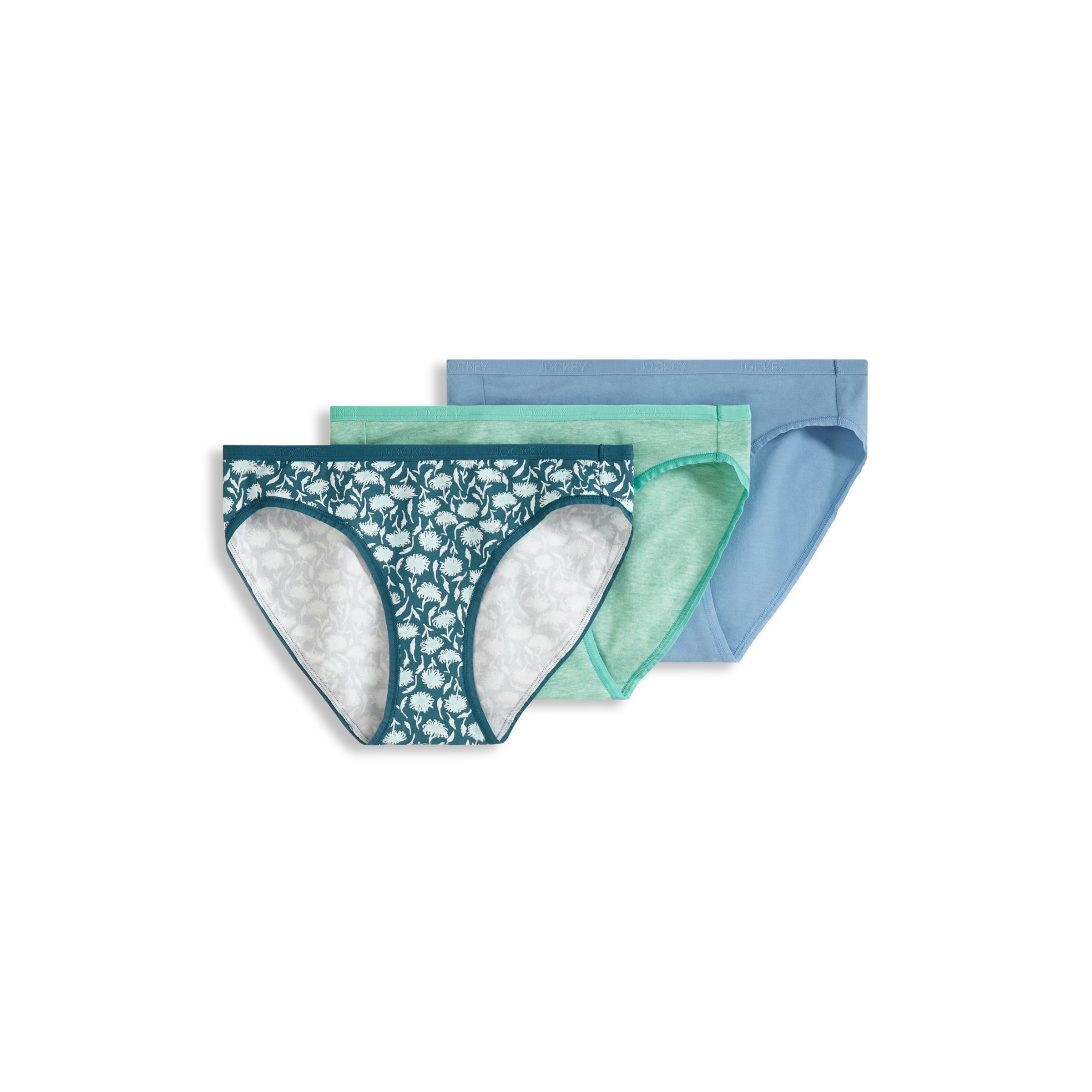 Jockey Women's Organic Cotton Stretch Logo Bikini - 3 Pack - Picture 13 of 41