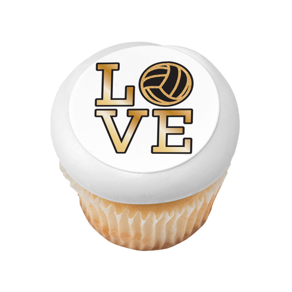 Volleyball Love PhotoCake® Edible Image®