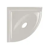 Retrofit Bath Accessoires Polished Gray Flatback 5″ Corner Soap Dish