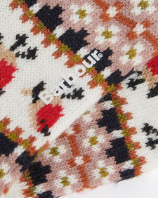 Robin Fair Isle Socks Classic Pink