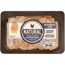 Oscar Mayer Natural Hickory Smoked Uncured Ham, 7 oz Tray