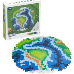 Building Blocks Puzzle By Number, Earth, 800 Piece