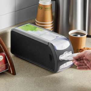 Tork, N14 Xpressnap Fit Countertop,  Napkin Dispenser, Black