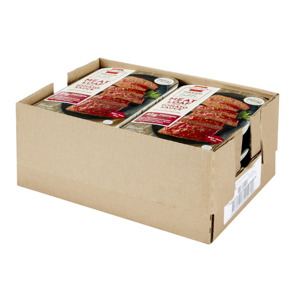 HORMEL(r) SQUARE TABLE(tm) Homestyle Meatloaf with Tomato Sauce Case					 6/15 . C1RM - Front Right Open Case (Hi Res)