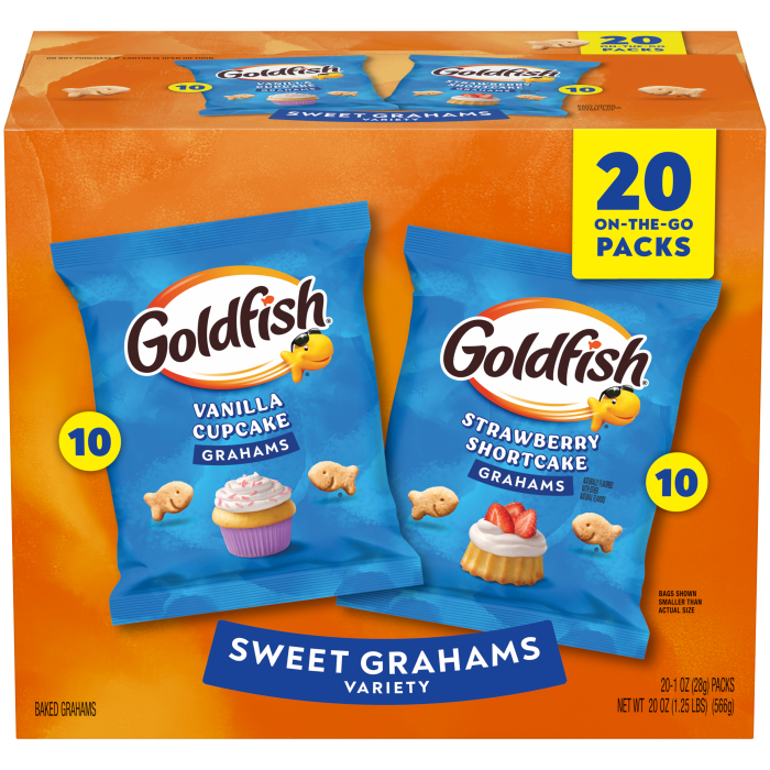 Variety Pack Baked Graham Snacks, 20 count box