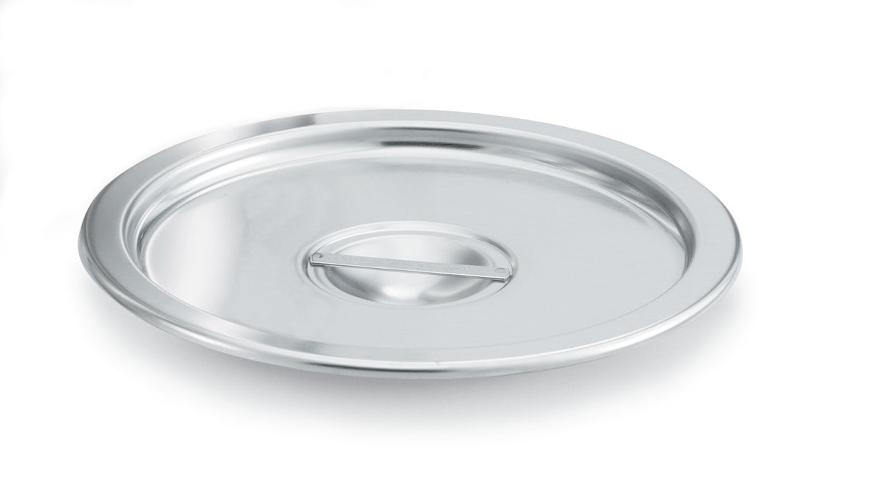 Stainless steel solid cover for 11 ½-quart double boiler inset