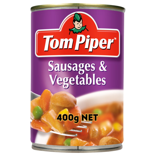  Tom Piper™ Sausages & Vegetables 400g 