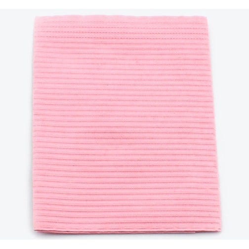 Proback® Patient Towels, Extra Heavy Tissue with Poly, 19" x 13", Dusty Rose - 500/Case