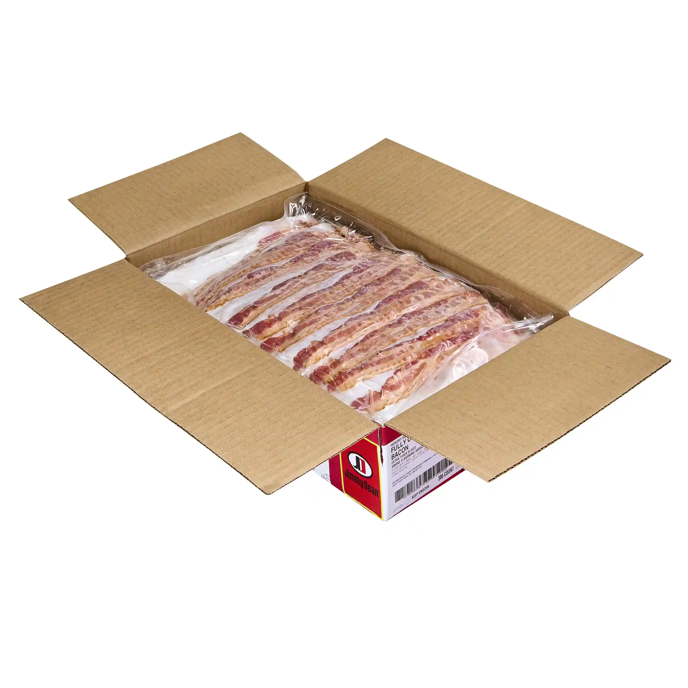 Jimmy Dean® Hickory Smoked Fully Cooked Bacon Extra Thick Sliced_image_4