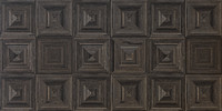 Minke Black 12×24 Intarsio Decorative Tile Textured Rectified