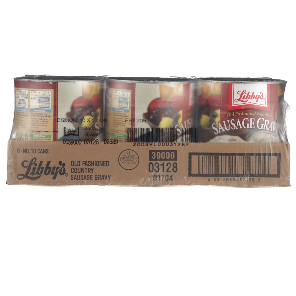 LIBBYS Sausage Gravy 6/ 106 oz. Can Conagra Foodservice