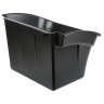 Rubbermaid Commercial, Utility Bin, 4 gal, Black