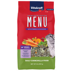 Image of Vitakraft MENU Chinchilla Food, 2 lb