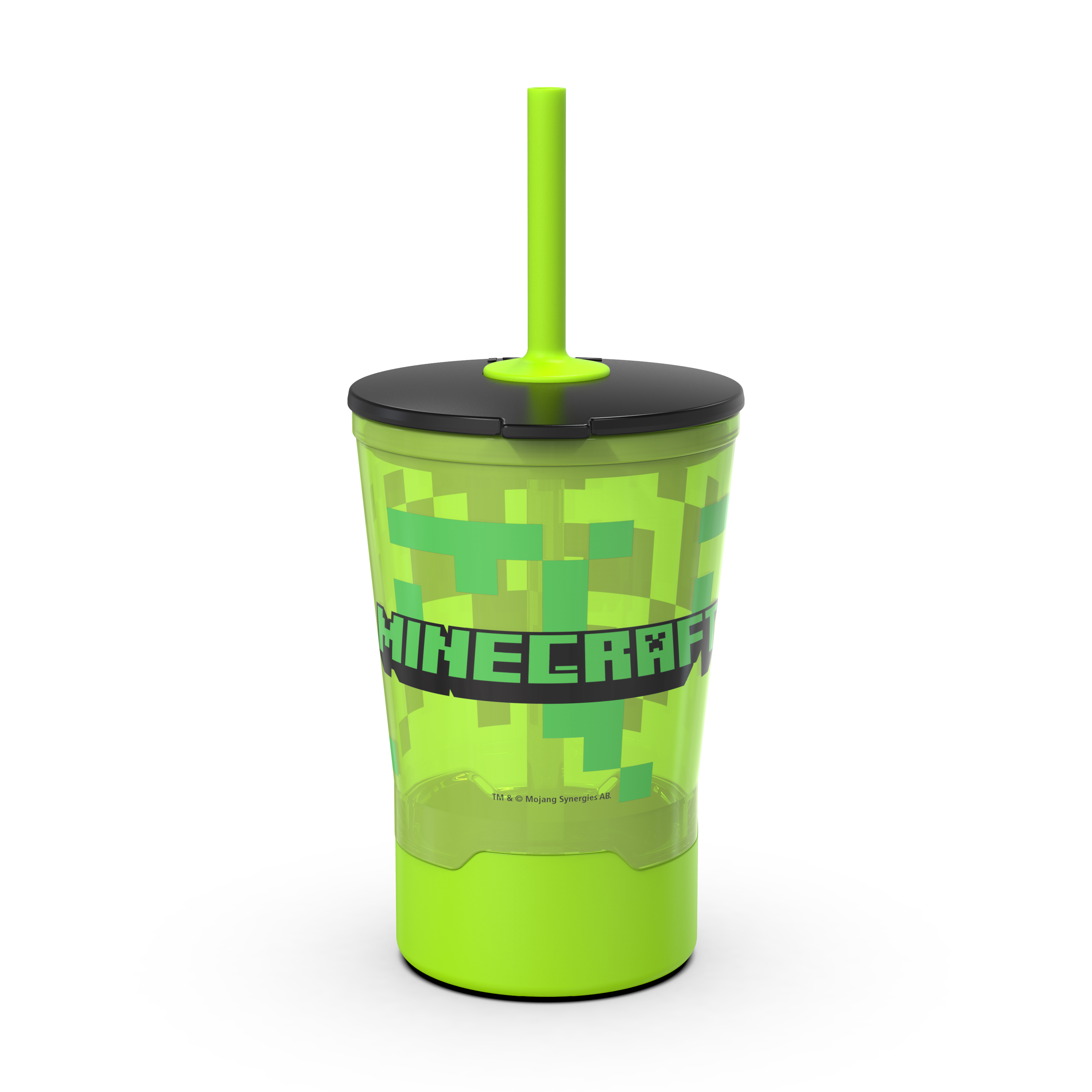 Minecraft 16 ounce Mighty Mug Tumbler with Straw, Creeper slideshow image 2 Minecraft 16 ounce Mighty Mug Tumbler with Straw, Creeper slideshow image 2