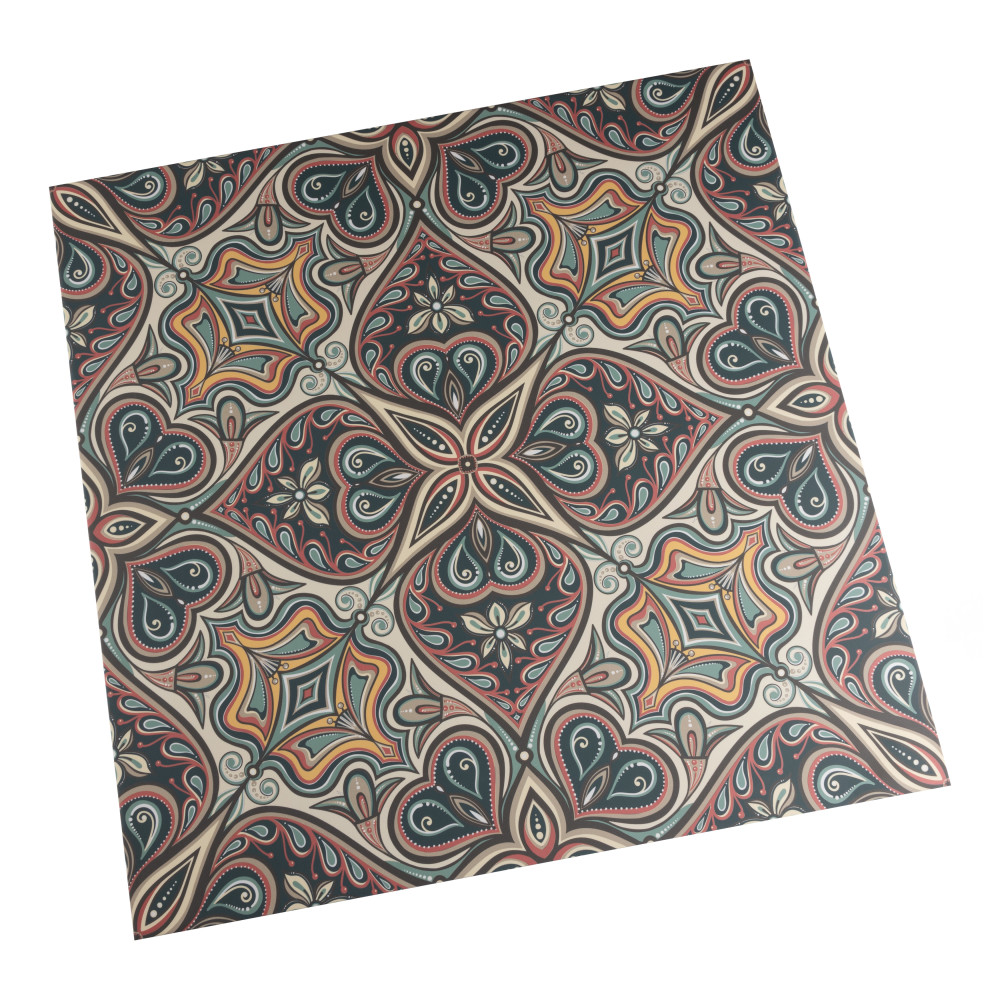 Imagine Tapestry Mandala 19-3/8 in. x 19-3/8 in. Porcelain Floor and Wall Tile