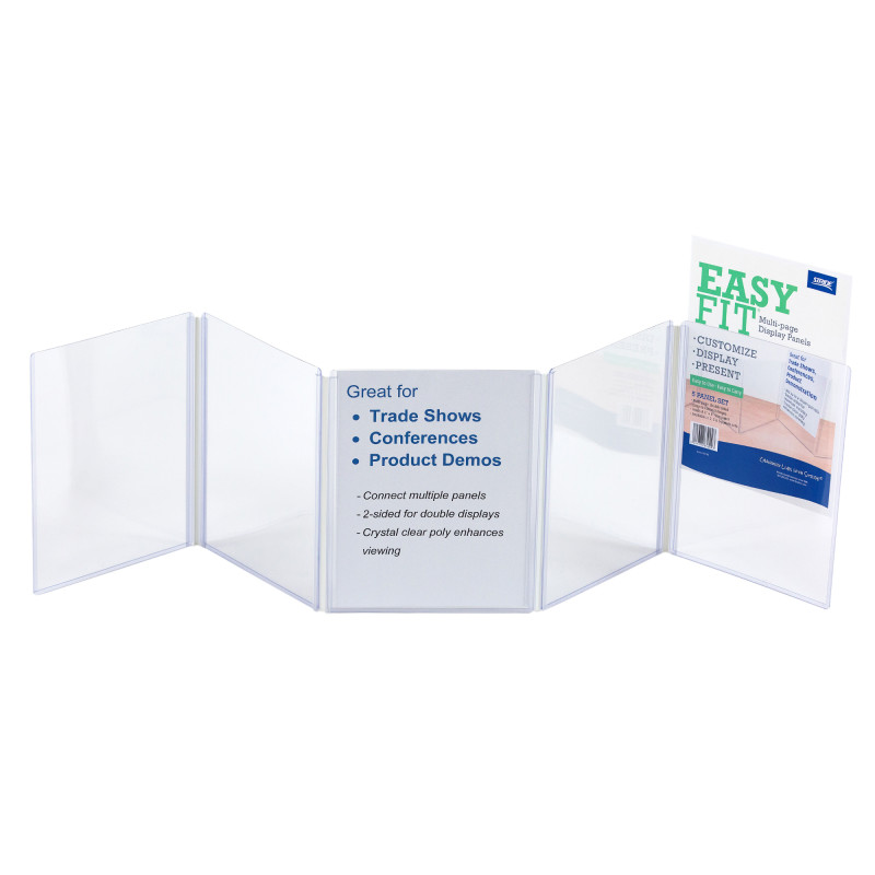 EasyFit® Multi-Page Clear Display, 5 Panels