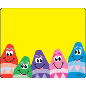 Colorful Crayons Terrific Labels&trade;, 36 ct